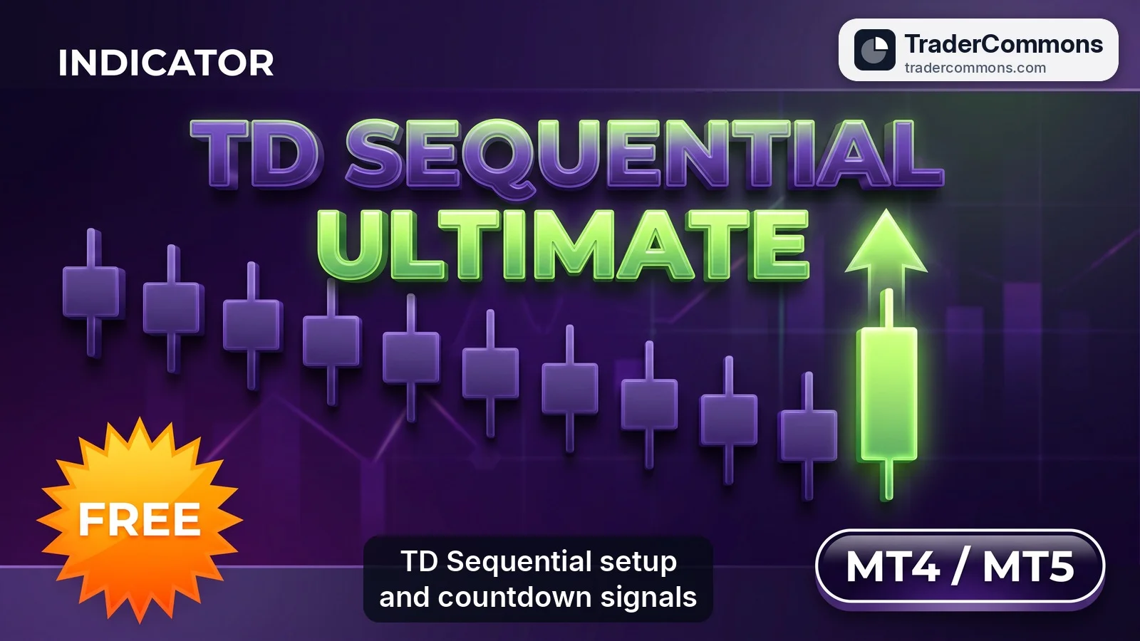 TD Sequential Ultimate Indicator for MT4/MT5 - Free